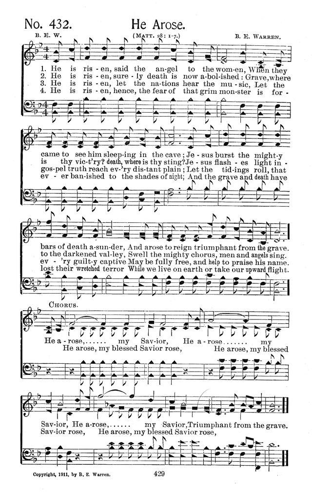 Select Hymns: for Christian worship and general gospel service page 429