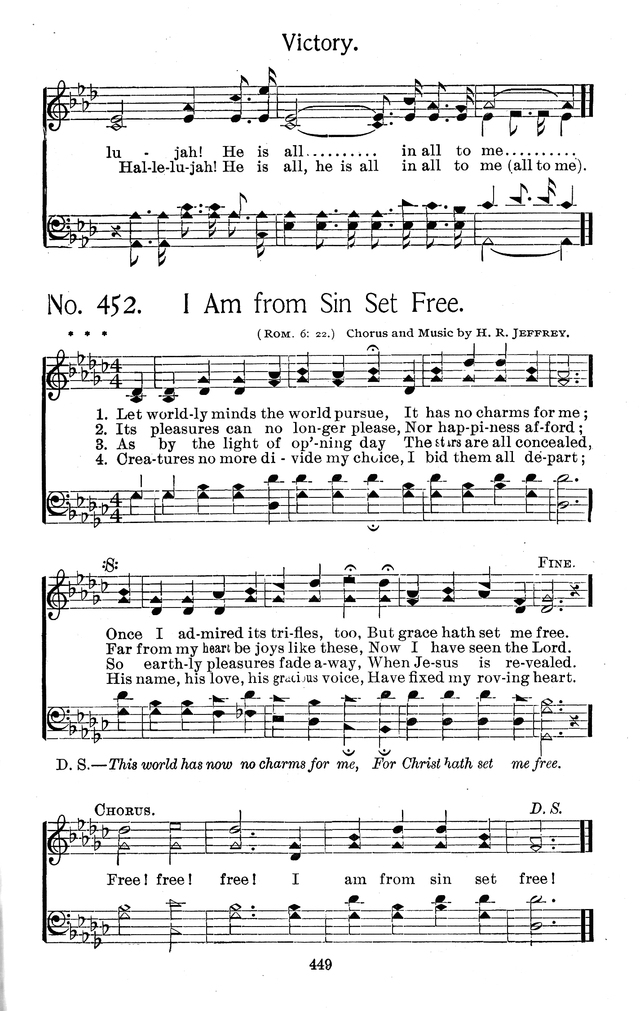 Select Hymns: for Christian worship and general gospel service page 449