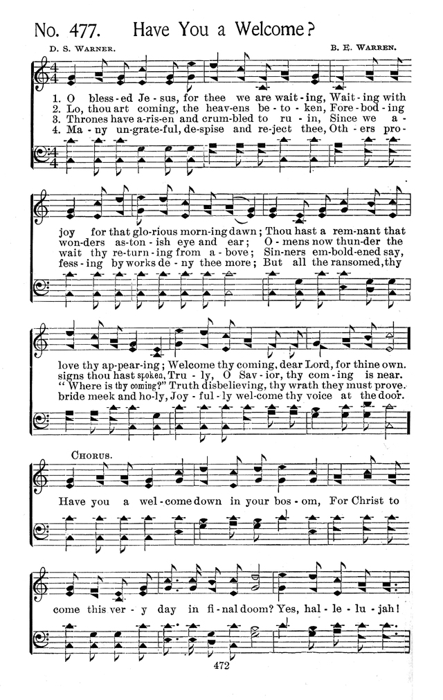 Select Hymns: for Christian worship and general gospel service page 472