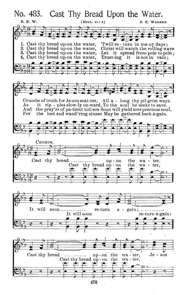 Select Hymns: for Christian worship and general gospel service page 478