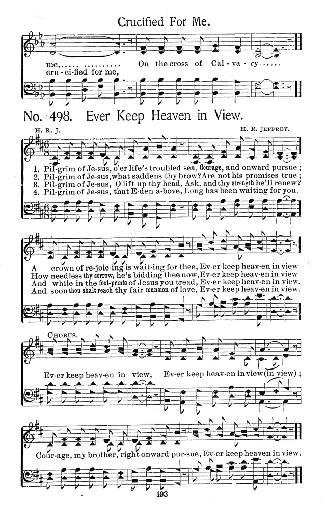 Select Hymns: for Christian worship and general gospel service page 493