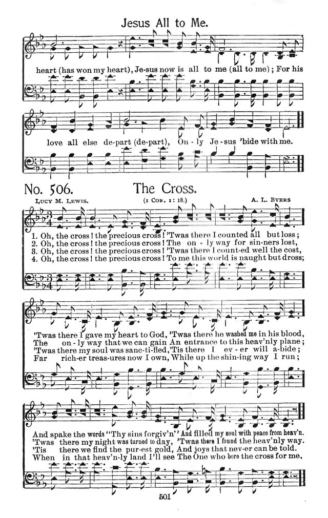 Select Hymns: for Christian worship and general gospel service page 501