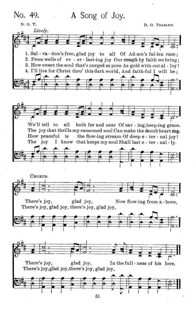 Select Hymns: for Christian worship and general gospel service page 51