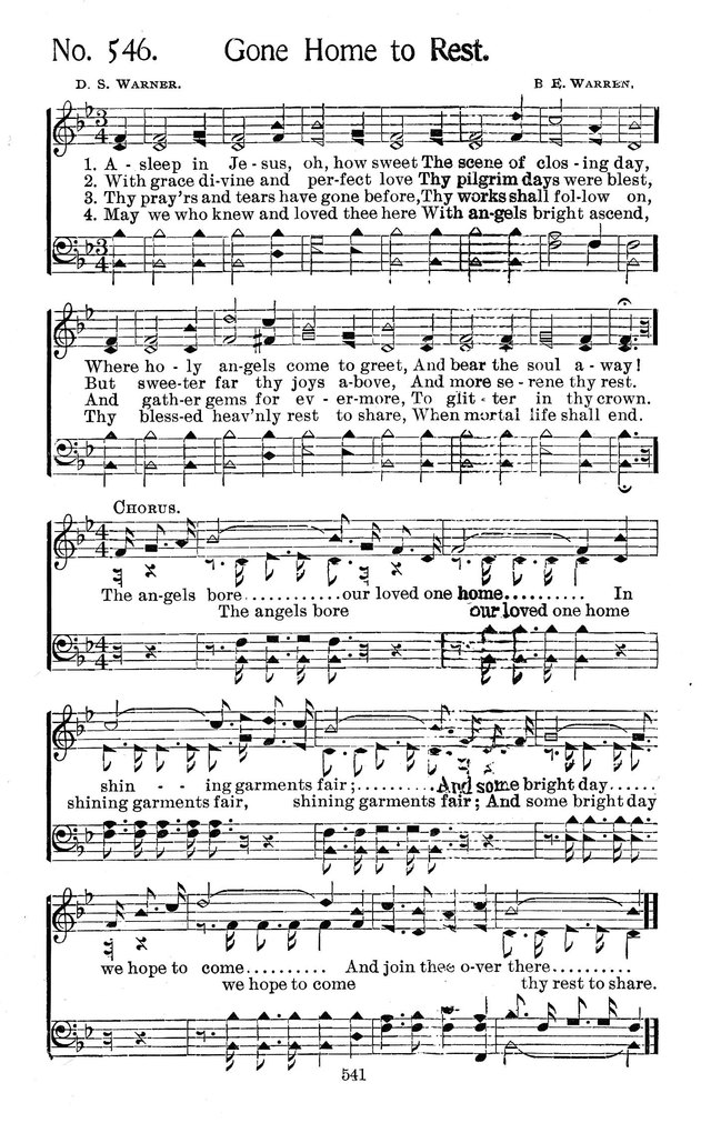 Select Hymns: for Christian worship and general gospel service page 541
