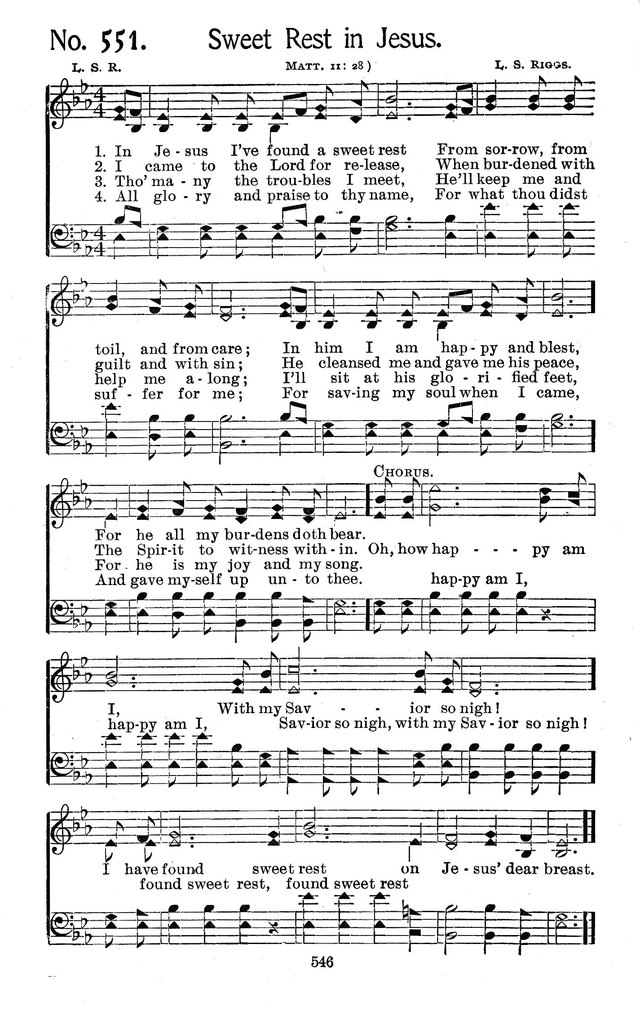 Select Hymns: for Christian worship and general gospel service page 546