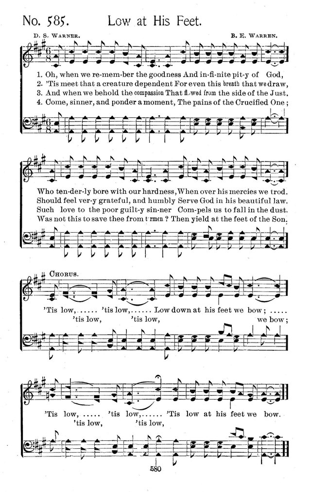 Select Hymns: for Christian worship and general gospel service page 580