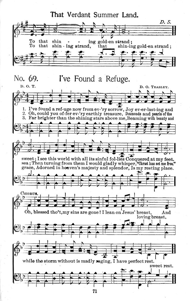 Select Hymns: for Christian worship and general gospel service page 71