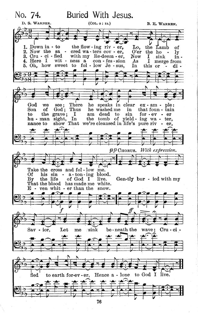 Select Hymns: for Christian worship and general gospel service page 76