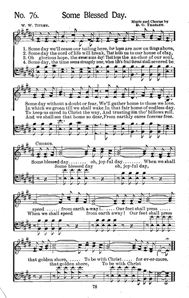 Select Hymns: for Christian worship and general gospel service page 78