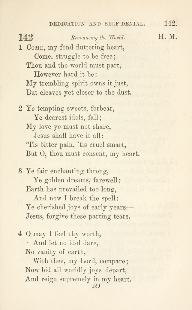 A Selection of Hymns: designed as a supplement to the "psalms and hymns" of the Presbyterian church page 131