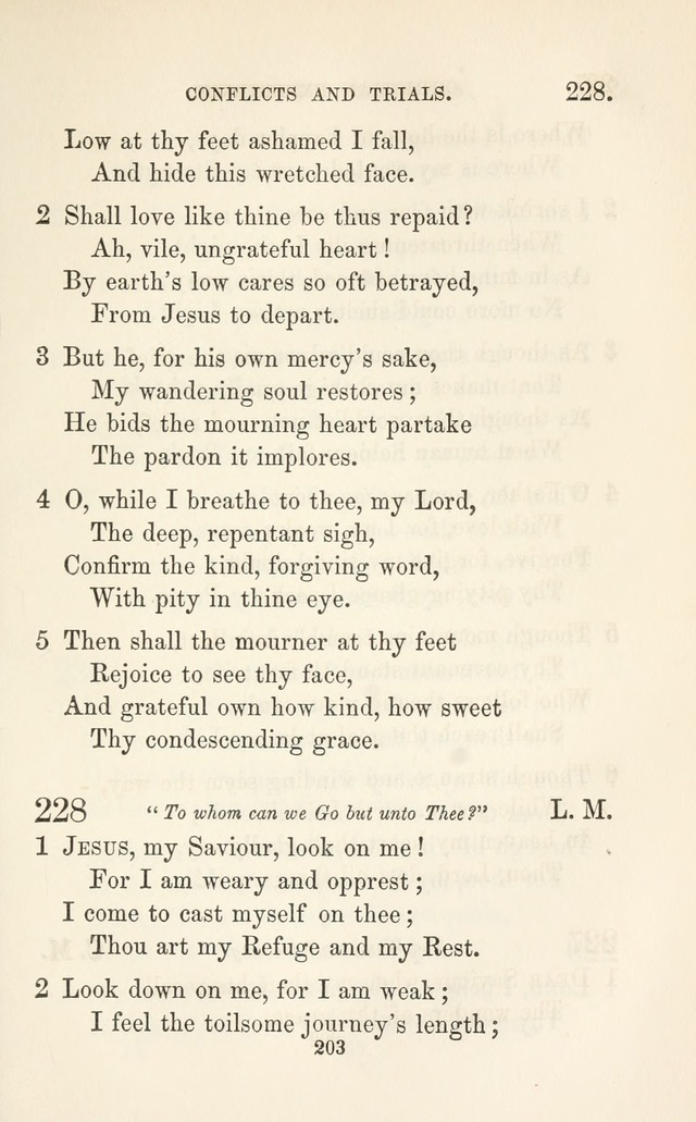 A Selection of Hymns: designed as a supplement to the "psalms and hymns" of the Presbyterian church page 205