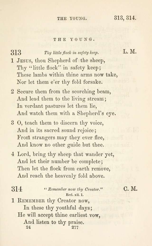 A Selection of Hymns: designed as a supplement to the "psalms and hymns" of the Presbyterian church page 279