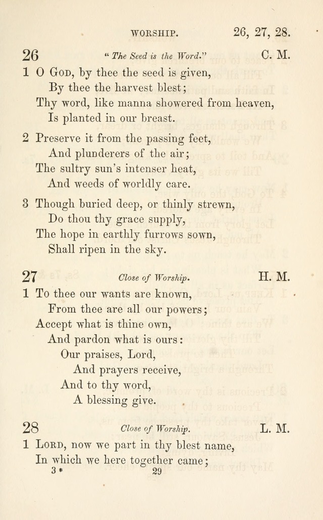 A Selection of Hymns: designed as a supplement to the "psalms and hymns" of the Presbyterian church page 29