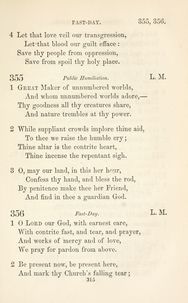 A Selection of Hymns: designed as a supplement to the "psalms and hymns" of the Presbyterian church page 317