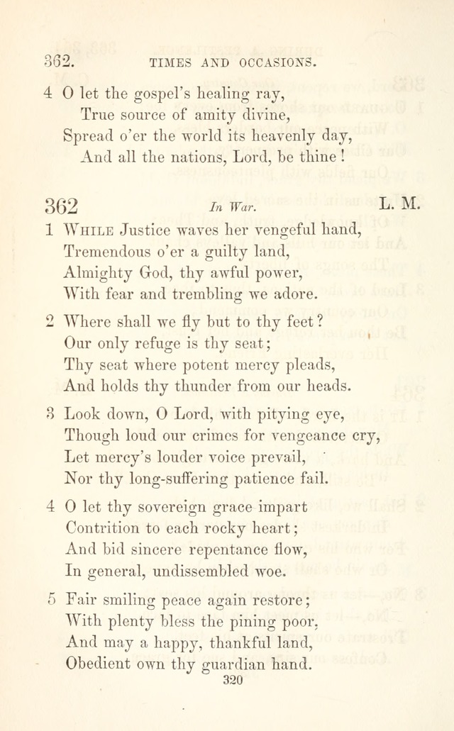 A Selection of Hymns: designed as a supplement to the "psalms and hymns" of the Presbyterian church page 322