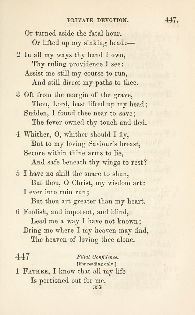 A Selection of Hymns: designed as a supplement to the "psalms and hymns" of the Presbyterian church page 395