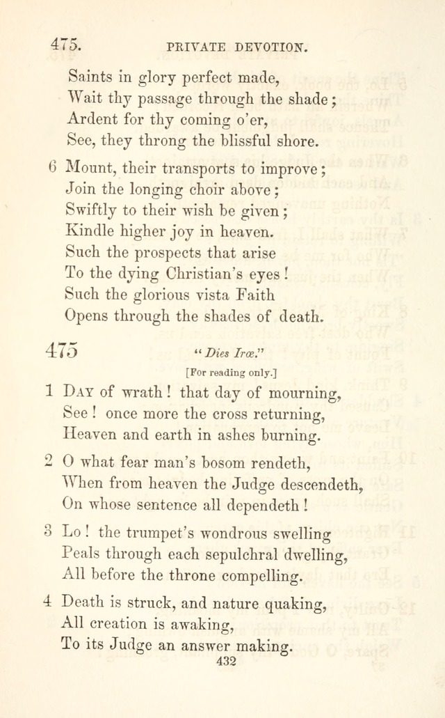 A Selection of Hymns: designed as a supplement to the "psalms and hymns" of the Presbyterian church page 434