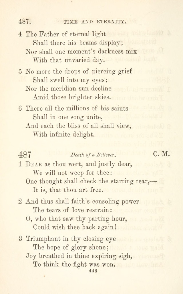 A Selection of Hymns: designed as a supplement to the "psalms and hymns" of the Presbyterian church page 448