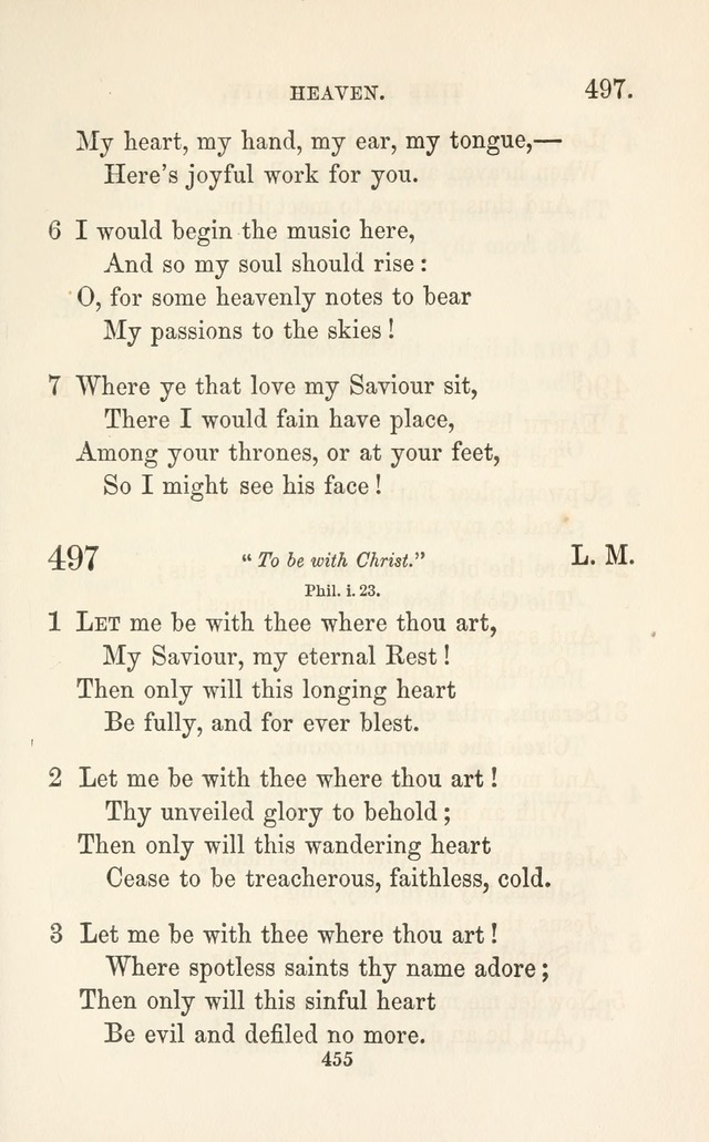 A Selection of Hymns: designed as a supplement to the "psalms and hymns" of the Presbyterian church page 457