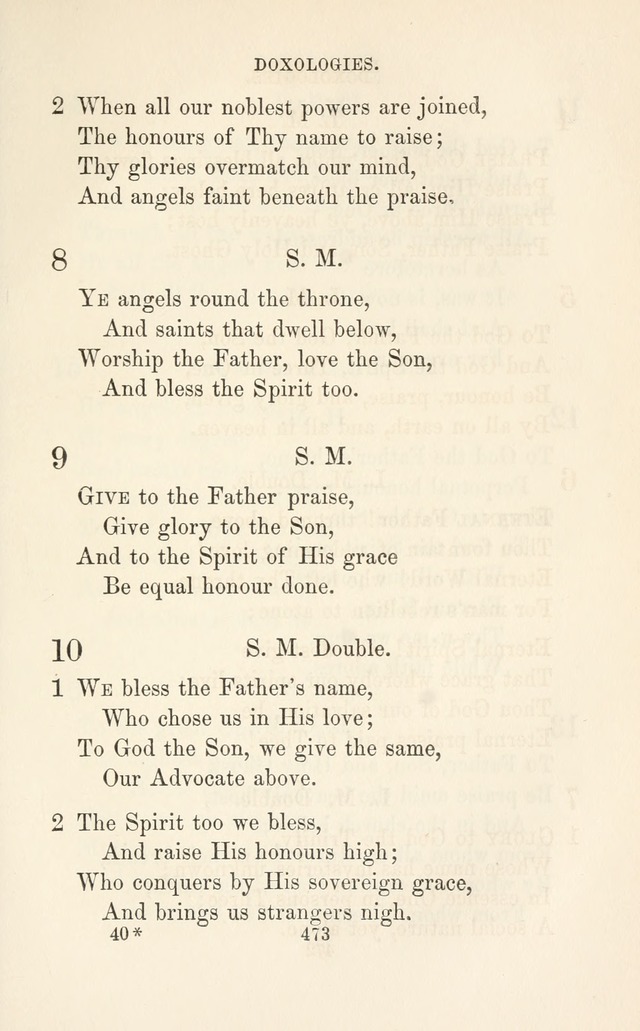 A Selection of Hymns: designed as a supplement to the "psalms and hymns" of the Presbyterian church page 475