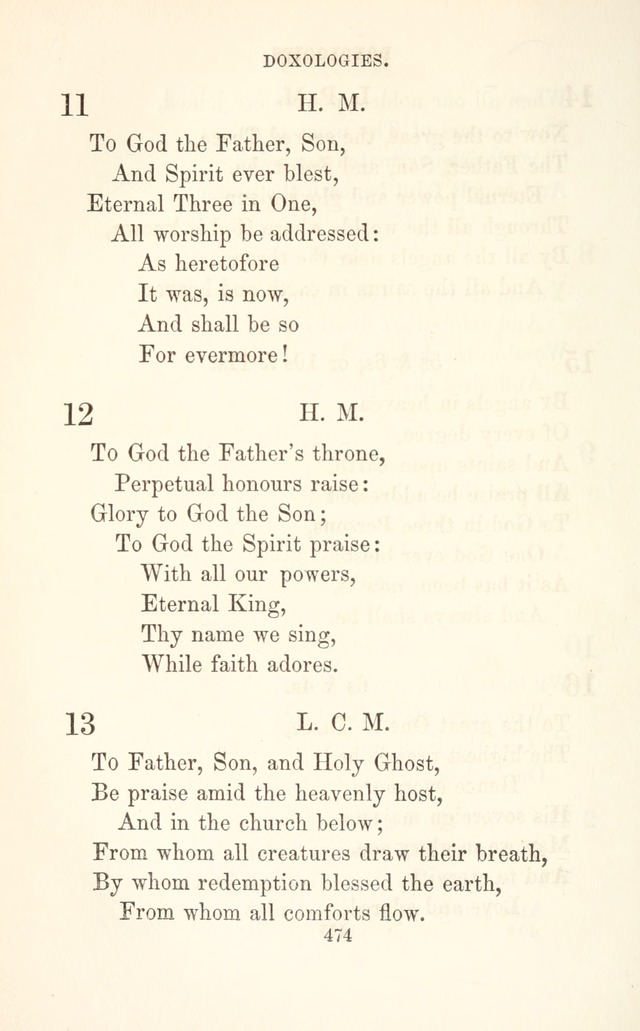 A Selection of Hymns: designed as a supplement to the "psalms and hymns" of the Presbyterian church page 476