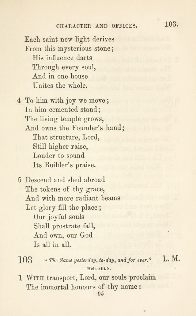 A Selection of Hymns: designed as a supplement to the "psalms and hymns" of the Presbyterian church page 97