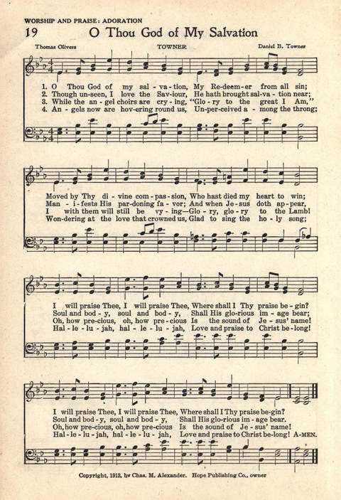 The Service Hymnal: Compiled for general use in all religious services of the Church, School and Home page 23