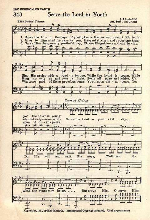 The Service Hymnal: Compiled for general use in all religious services of the Church, School and Home page 289
