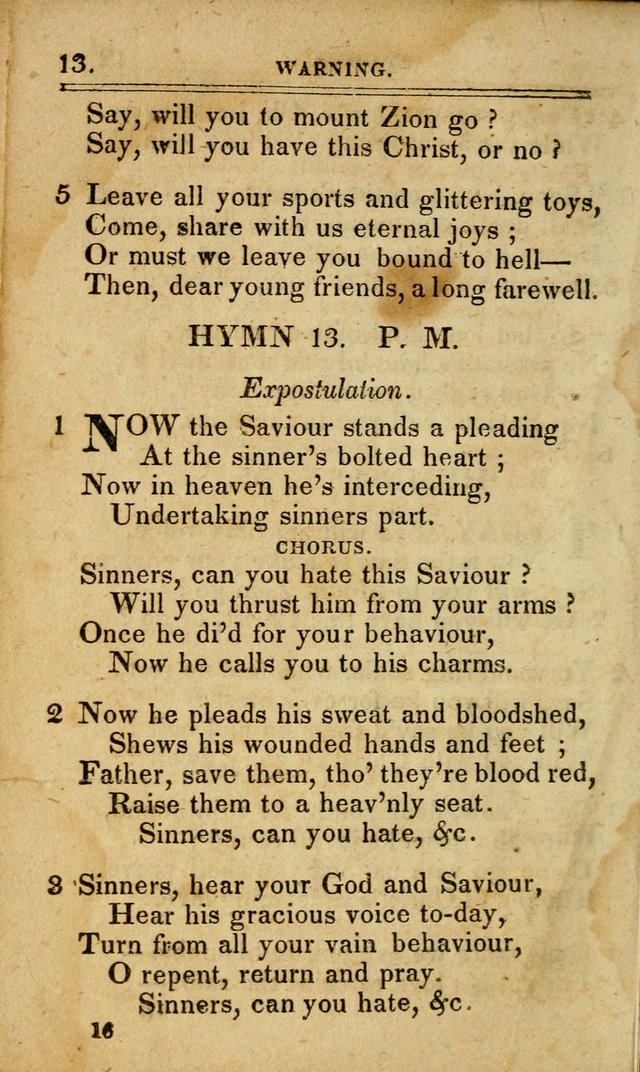 A Selection of Hymns: including a few originals, designed to aid the friends of  Zion in their private and social worship page 16
