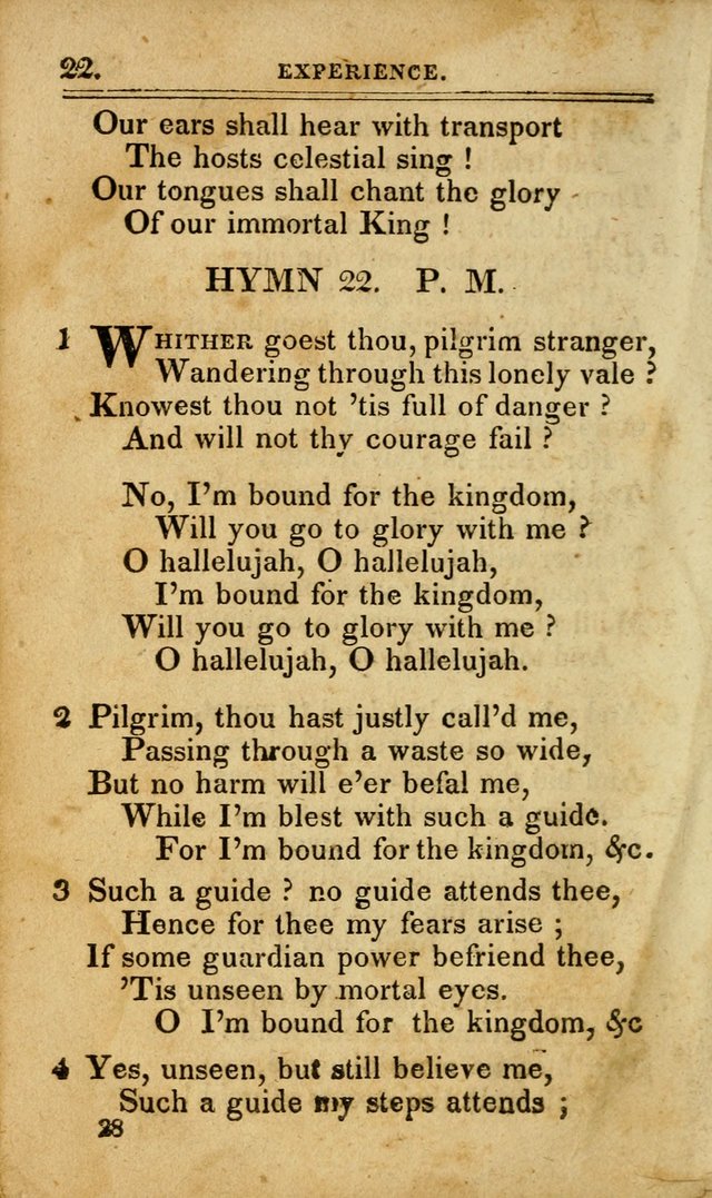 A Selection of Hymns: including a few originals, designed to aid the friends of  Zion in their private and social worship page 28