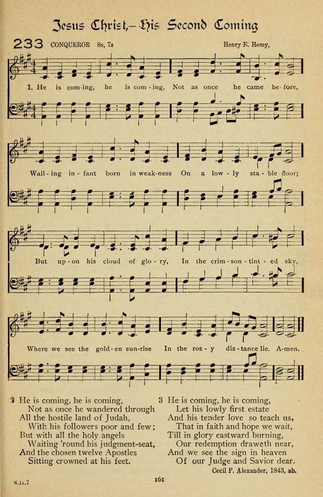The Sanctuary Hymnal, published by Order of the General Conference of the United Brethren in Christ page 162