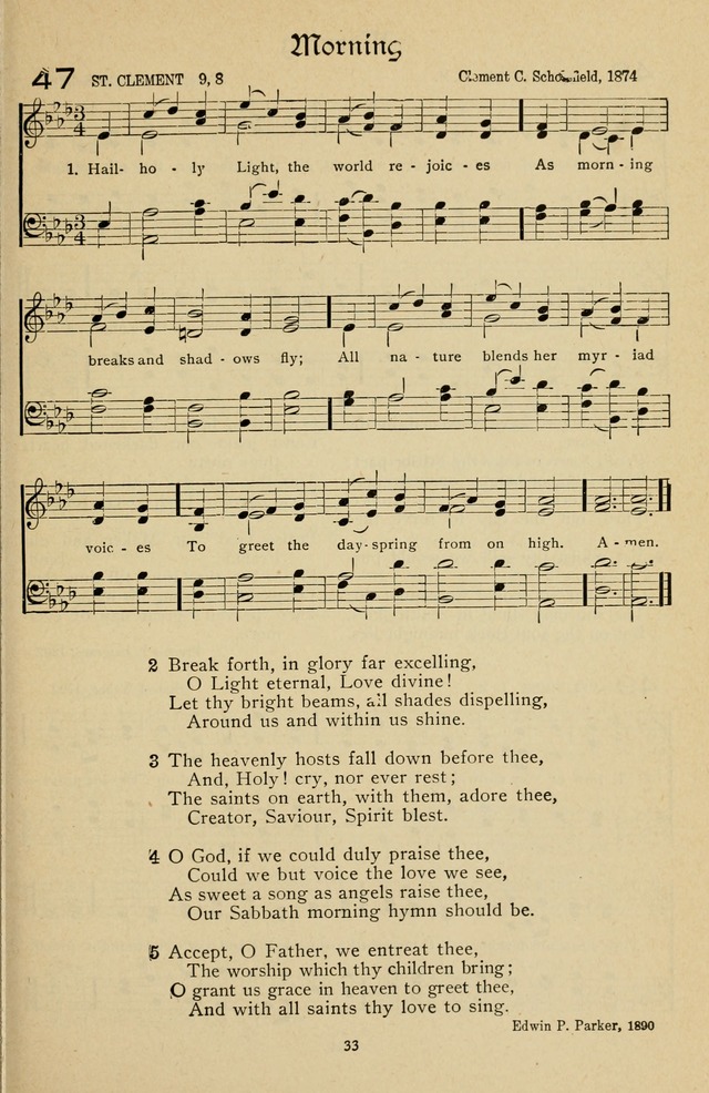 The Sanctuary Hymnal, published by Order of the General Conference of the United Brethren in Christ page 34