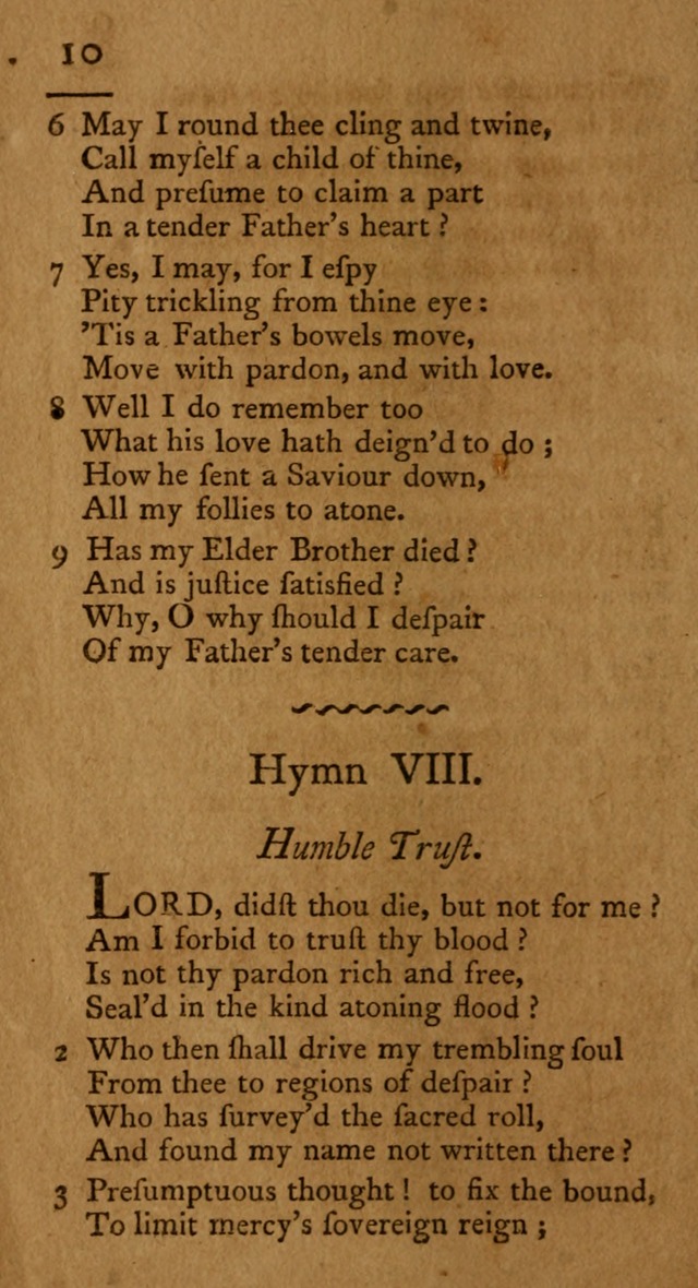 Society hymns, original and selected on evangelical and experimental subjects page 13