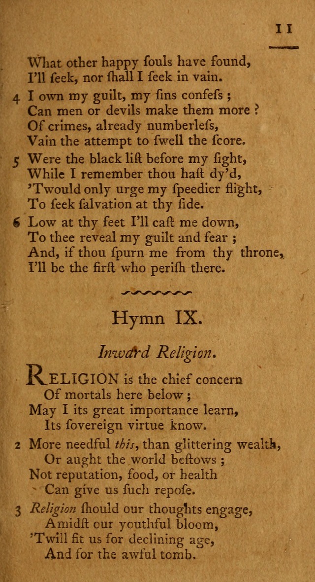 Society hymns, original and selected on evangelical and experimental subjects page 14