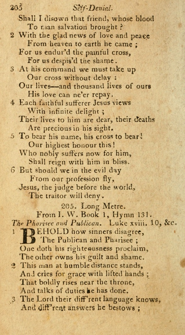 A Selection of Hymns & Psalms: from the most approved authors: principally from Watts & Rippon: together with originals page 190