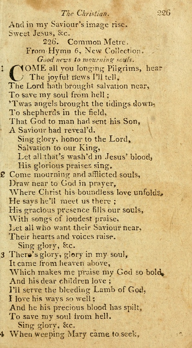 A Selection of Hymns & Psalms: from the most approved authors: principally from Watts & Rippon: together with originals page 209