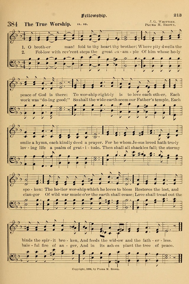 Song-Hymnal of Praise and Joy: a selection of spiritual songs, old and new page 212