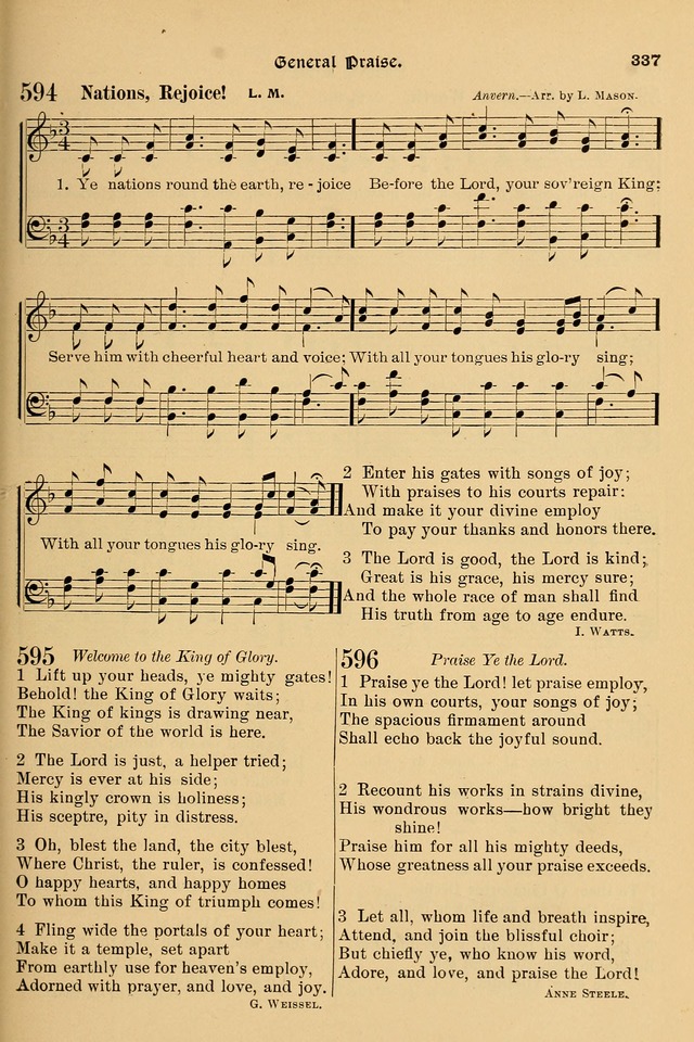 Song-Hymnal of Praise and Joy: a selection of spiritual songs, old and new page 328