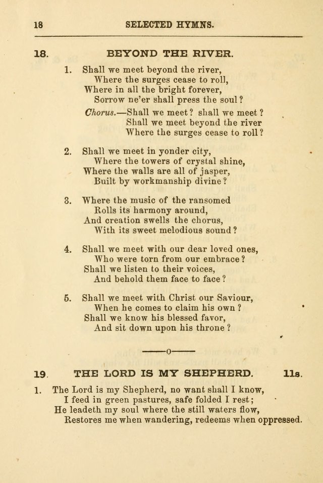 A Selection of Hymns: printed only for the use of the sabbath school of the Tenth Presbyterian Church, of Philadelphia page 25