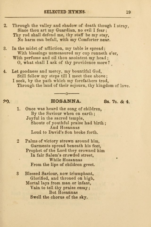 A Selection of Hymns: printed only for the use of the sabbath school of the Tenth Presbyterian Church, of Philadelphia page 26