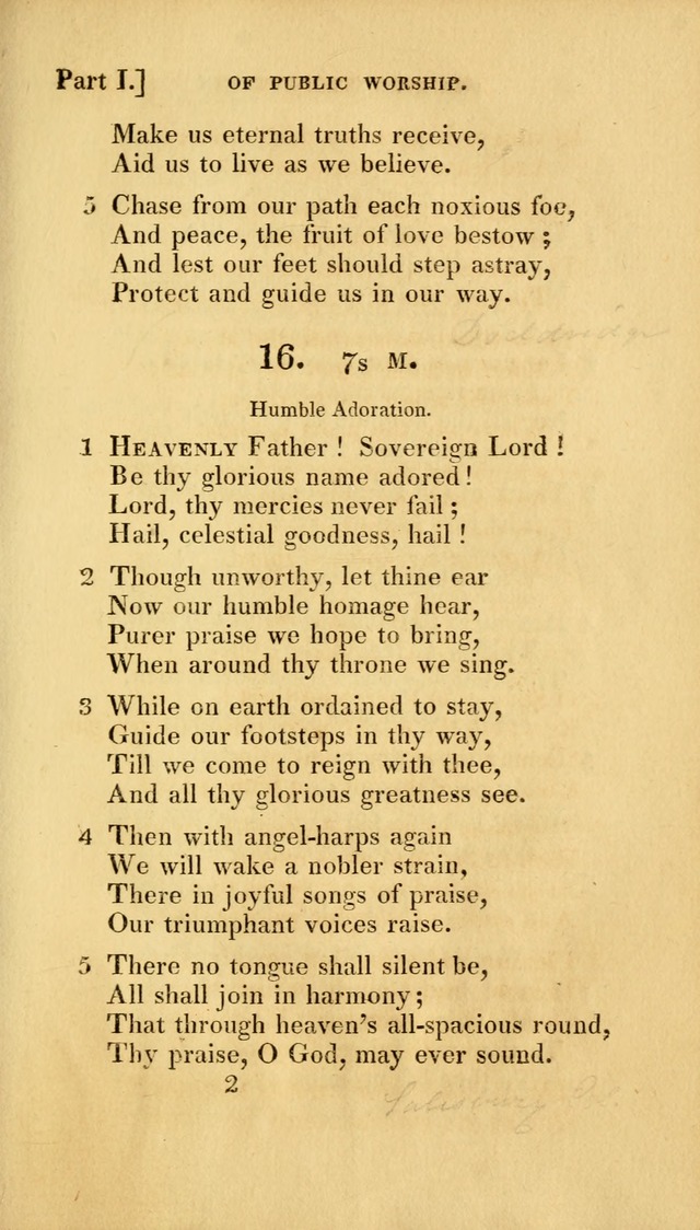 A Selection of Hymns and Psalms for Social and Private Worship (2nd ed. Enl. and Imp.) page 13