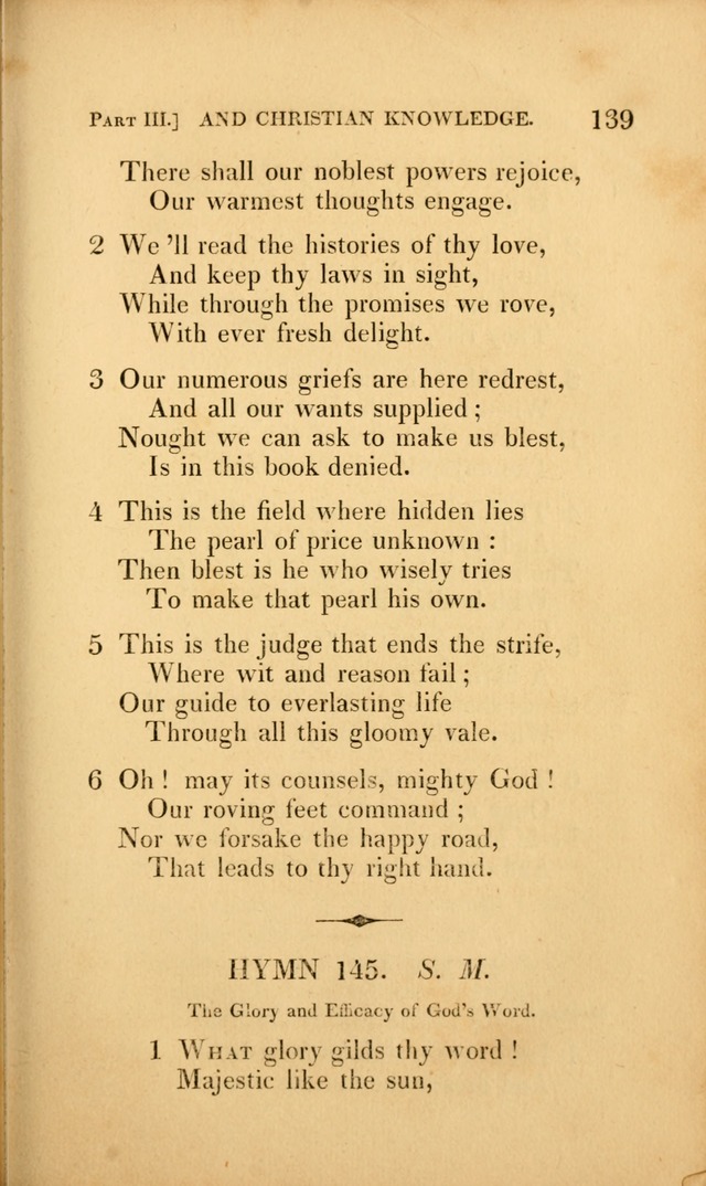 A Selection of Hymns and Psalms: for social and private worship (3rd ed. corr.) page 139