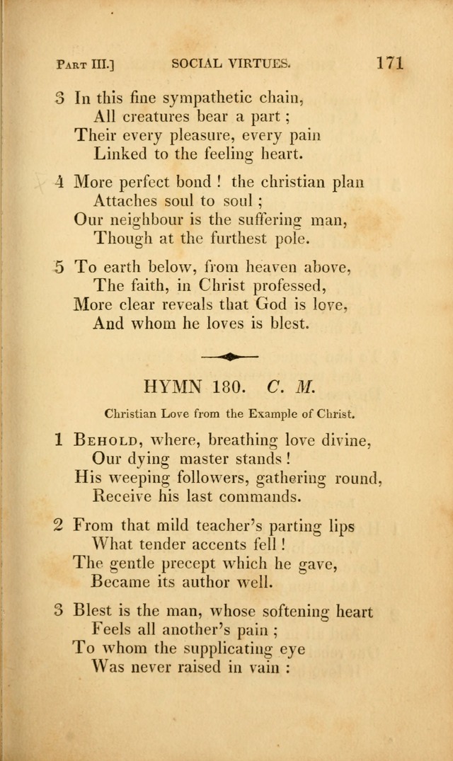 A Selection of Hymns and Psalms: for social and private worship (3rd ed. corr.) page 171