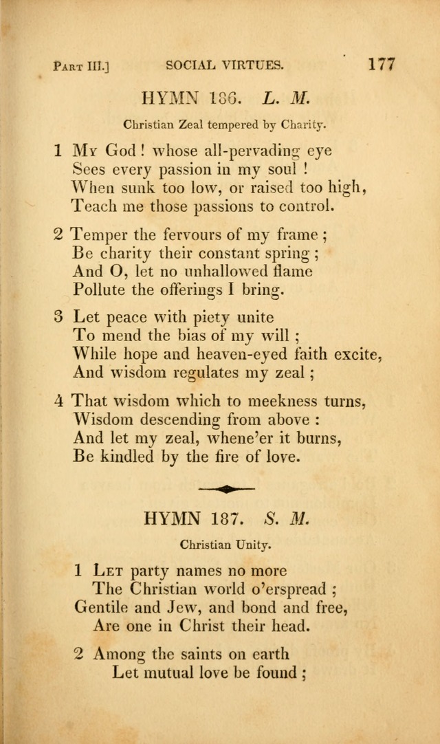 A Selection of Hymns and Psalms: for social and private worship (3rd ed. corr.) page 177