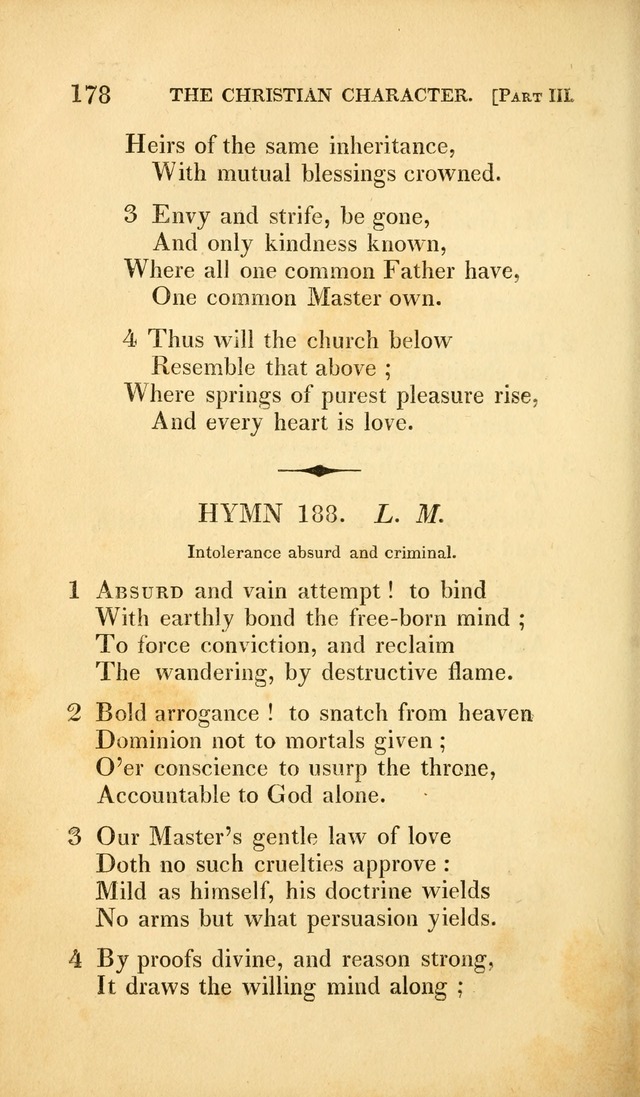 A Selection of Hymns and Psalms: for social and private worship (3rd ed. corr.) page 178