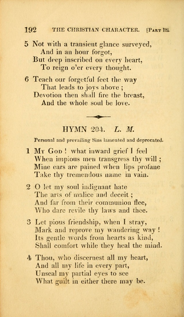 A Selection of Hymns and Psalms: for social and private worship (3rd ed. corr.) page 192