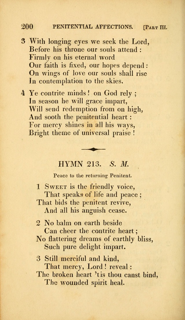 A Selection of Hymns and Psalms: for social and private worship (3rd ed. corr.) page 200