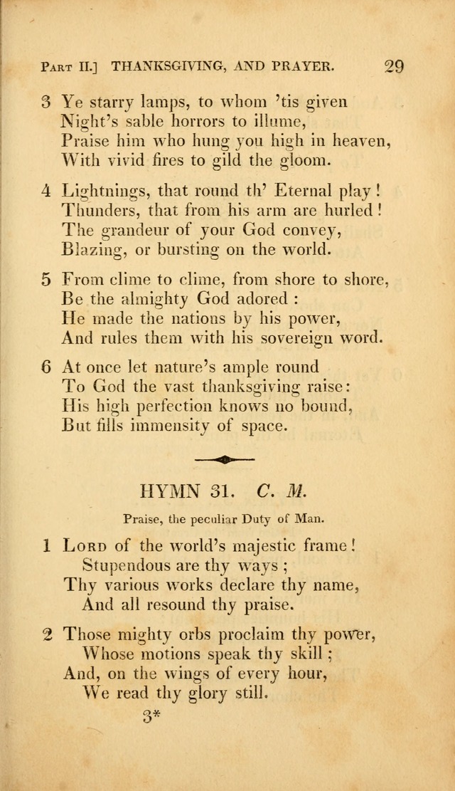 A Selection of Hymns and Psalms: for social and private worship (3rd ed. corr.) page 29
