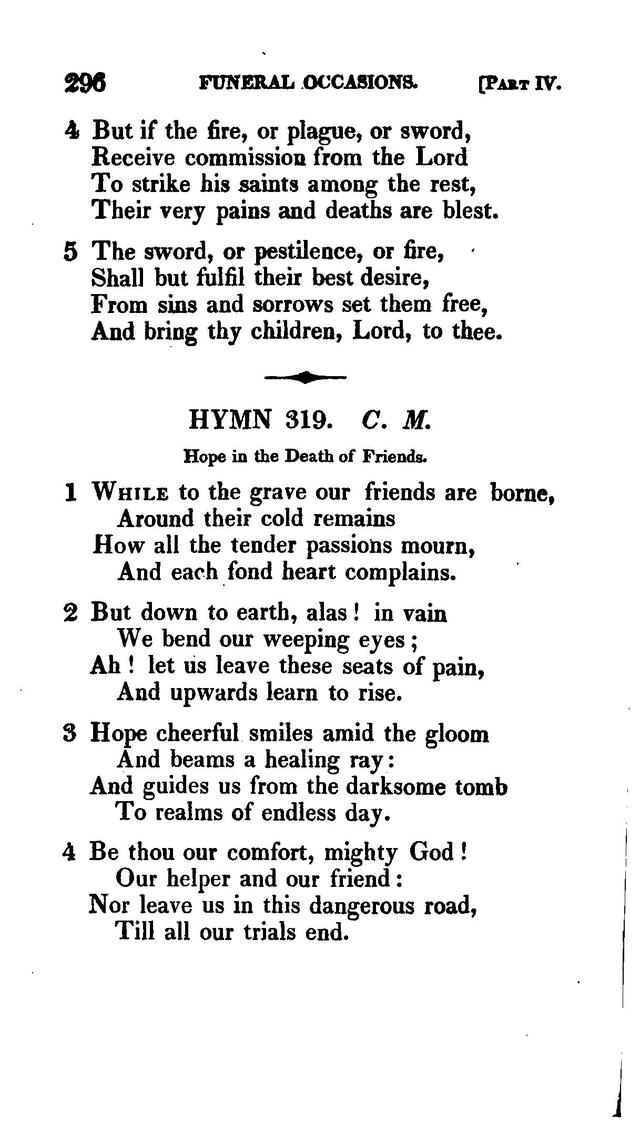 A Selection of Hymns and Psalms: for social and private worship (3rd ed. corr.) page 308