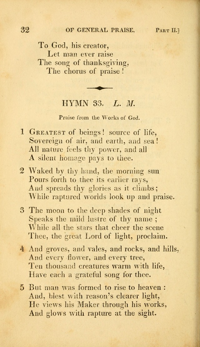 A Selection of Hymns and Psalms: for social and private worship (3rd ed. corr.) page 32